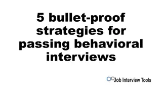 Mastering Behavioral Interviews: Strategies for Success