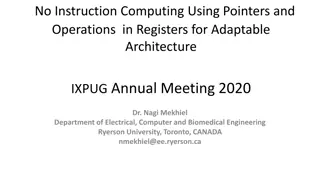 No Instruction Computing: Advancing Architecture with Pointers and Register Operations
