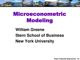 Quantile Regression in Microeconometric Modeling