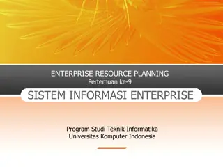Enterprise Resource Planning (ERP) Systems for Efficient Business Operations