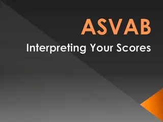 ASVAB Scores Interpretation & Career Exploration