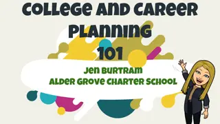 College and Career Planning 101 - Key Steps for Success
