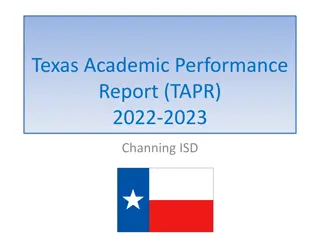 Channing ISD Texas Academic Performance Report 2022-2023 Overview