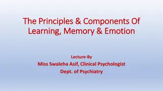 Principles of Learning, Memory, and Emotion Explained