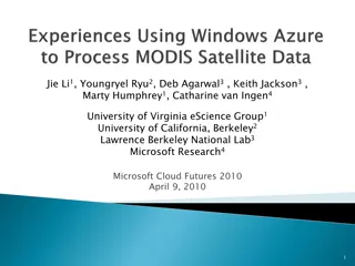 Scalable Data Processing Framework in Microsoft Azure for Science Discoveries
