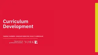 Effective Curriculum Development Processes in Higher Education