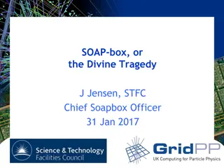 The Divine Tragedy: J. Jensen, STFC Chief Soapbox Officer