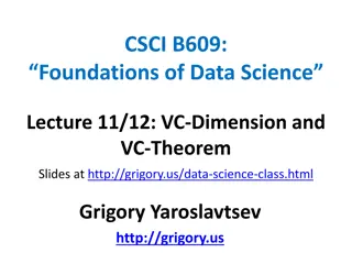 VC-Dimension and PAC Learning in Data Science