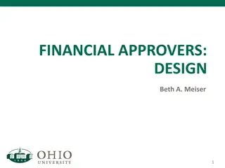 Financial Approvers System Objectives and Delegated Authority Overview