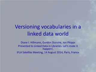 Versioning Vocabularies in a Linked Data World Overview