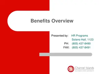 CSU Employee Benefits Overview