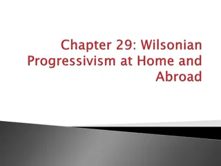 Progressive Platforms: Wilson vs. Roosevelt