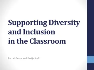 Promoting Diversity and Inclusion in the Classroom
