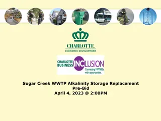 Sugar Creek WWTP Alkalinity Storage Replacement Pre-Bid