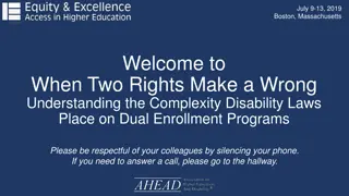 Disability Laws in Dual Enrollment Programs