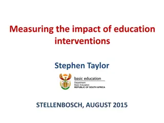 Impact Evaluation Methods in Education Interventions