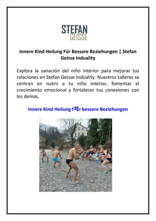 Innere Kind Heilung Für Bessere Beziehungen  Stefan Geisse Induality