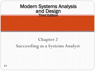 Analytical Skills and Systems Thinking in Modern Systems Analysis