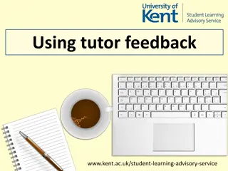 Maximizing Tutor Feedback: A Student's Guide to Improvement