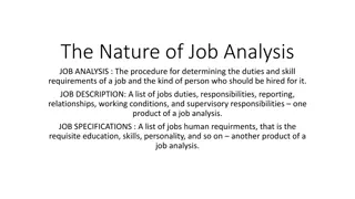 Job Analysis and Its Importance in Work Environments