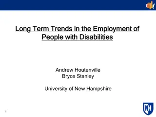Exploring Long-Term Employment Trends for People with Disabilities