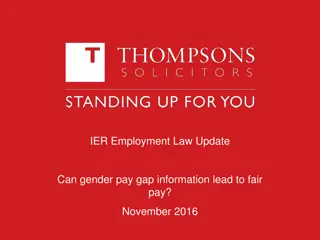 Impact of Gender Pay Gap Information on Fair Pay Practices