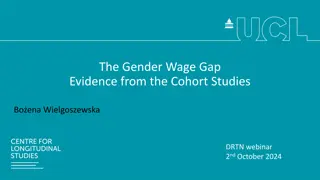 Exploring Gender Wage Gap Trends in British Cohort Studies