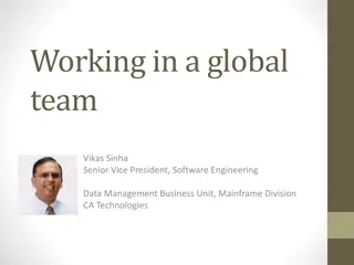 Global Team Development in Software Engineering