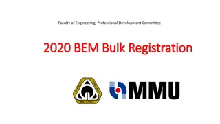 BEM Bulk Registration 2020 for Engineering Graduates