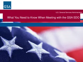 Meeting with GSA SDO: Essential Guidelines for Contractors
