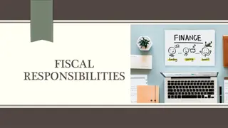 Fiscal Responsibilities in Federal Funding Programs
