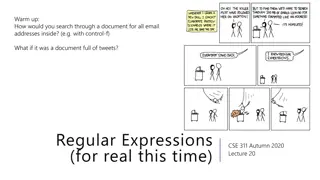 Searching for Email Addresses in Text Documents Using Regular Expressions