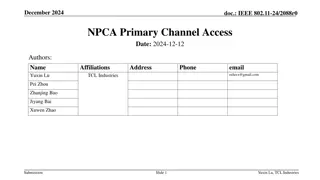 Optimizing NPCA Channel Access: Proposed Solutions and Modes