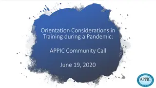 Navigating Training Challenges in the Pandemic Era: APPIC Insights