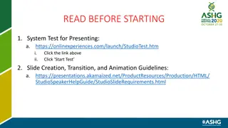 Presentation Creation Guidelines and Tips for Effective Slides