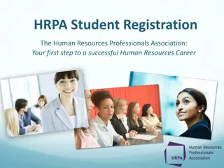 HRPA Student Registration: Your First Step to a HR Career