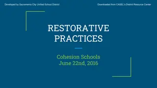 Effective Restorative Practices in Education