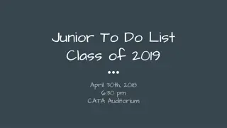 College Preparation Guide for Junior Students