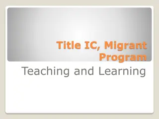 Migrant Program Overview and Benefits in Oregon