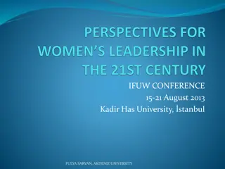 Women's Leadership Potential in the 21st Century Discussed at IFUW Conference