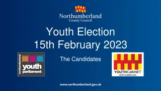 Youth Election Candidates and Their Initiatives for a Better Future