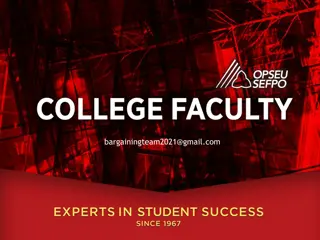 Faculty Negotiations Update 2021: Rejecting Offers and Addressing Concerns