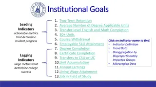 El Camino College Student Success Metrics