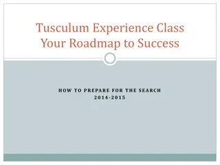 Strategic Career Planning for Success: Roadmap and Tips 2014-2015