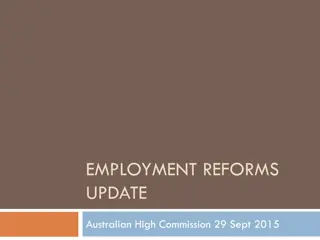 Vanuatu Employment Reforms Update 2015: Overview and Challenges