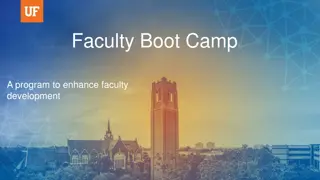 Enhance Faculty Development with UF's Faculty Boot Camp
