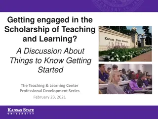 Engaging in Scholarship of Teaching and Learning: A Comprehensive Guide