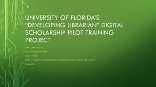 Digital Humanities Initiatives at University of Florida