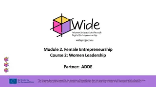 Female Leadership Behaviours: Understanding the Role of Effective Leaders