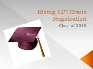12th Grade Registration & Course Requirements for College Admission